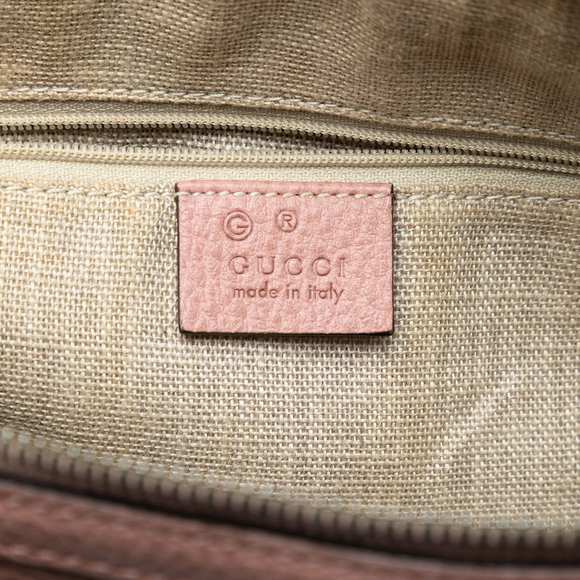 Pre-Loved Gucci Small Dollar Calfskin GG Charm Dome Satchel - Picture 5 of 8